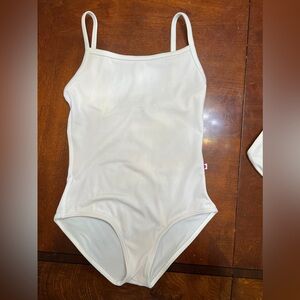 Yumiko white girls size 14 leotard -Maisa